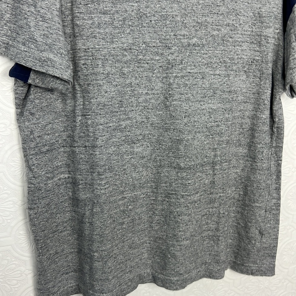 Todd Snyder + Champion Tshirt Shirt Short Sleeve Ringer Tee Classic Grey Blue XL - Picture 3 of 7